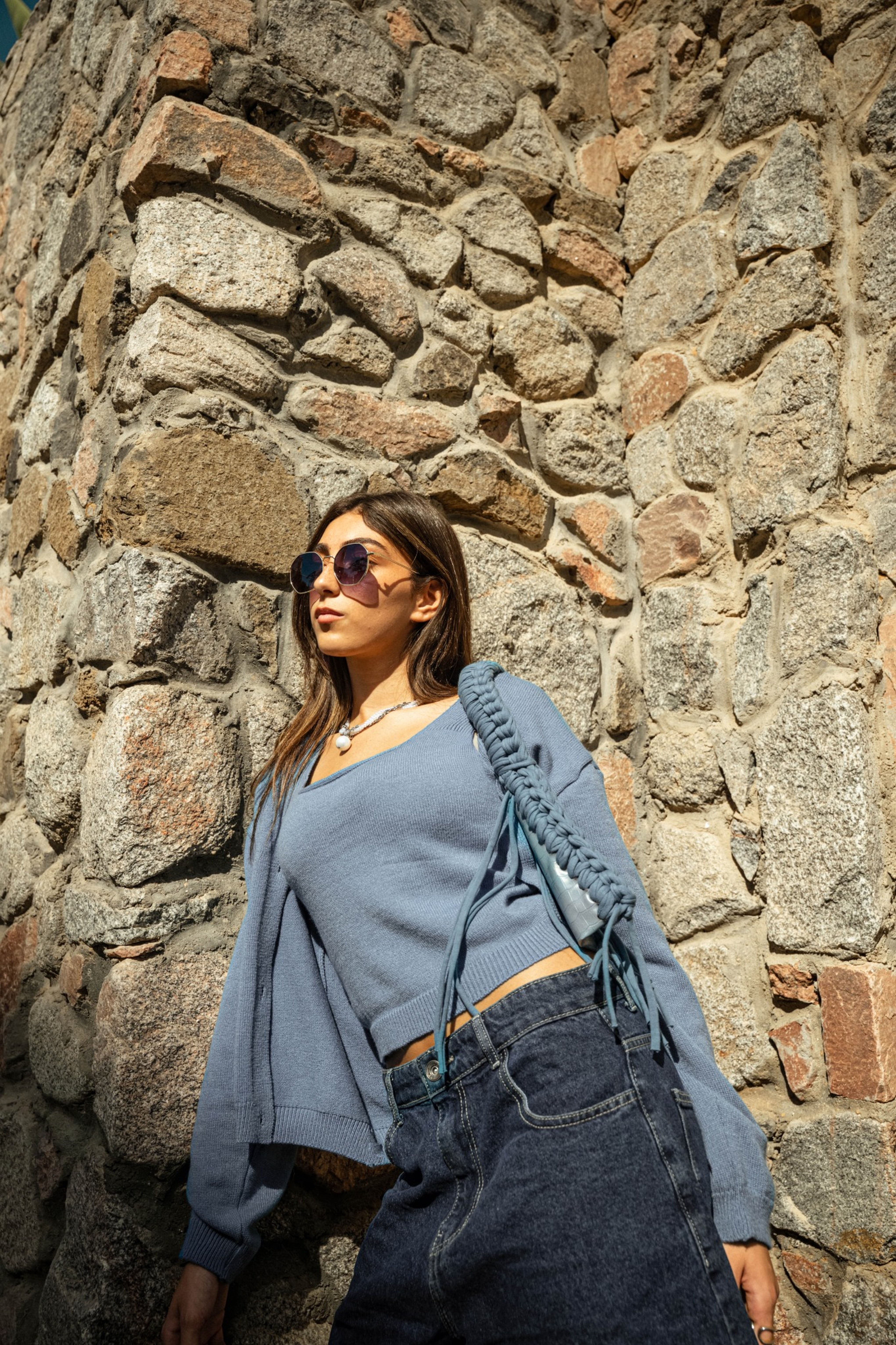 The Hazel Cardigan in Blue