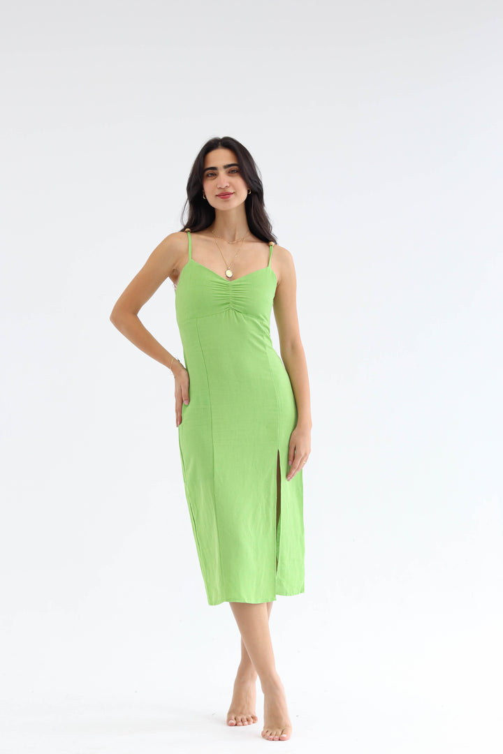 Sage Slip Dress